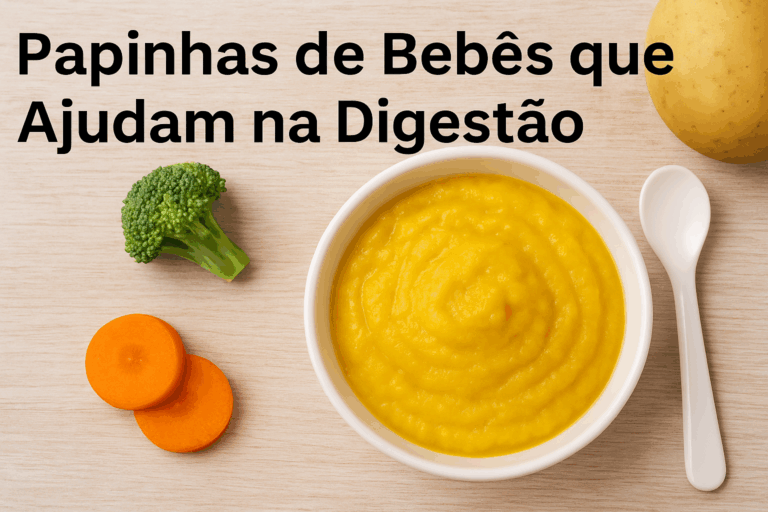 Papinhas de bebês que ajudam na digestão – papinhas de bebês nutritivas
